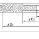 GASKET For JIS Flange With inner and outer ring